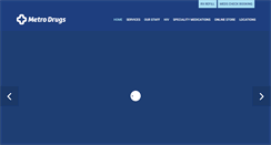 Desktop Screenshot of metrodrugs.ca
